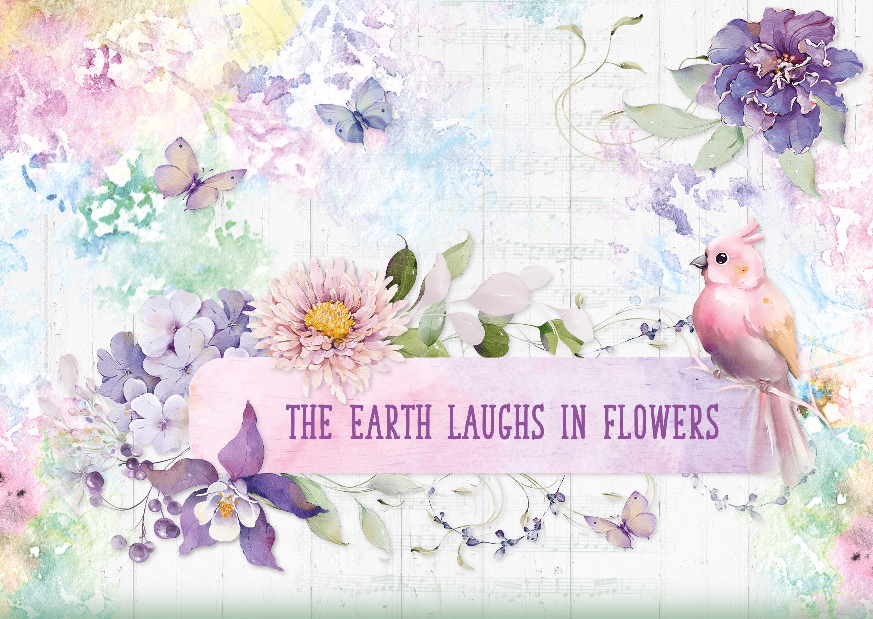SL Card Making Pad Flowers Essentials 14 Sheets