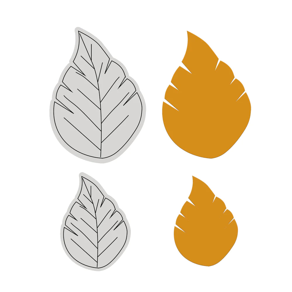 Autumn Leaf Stencil