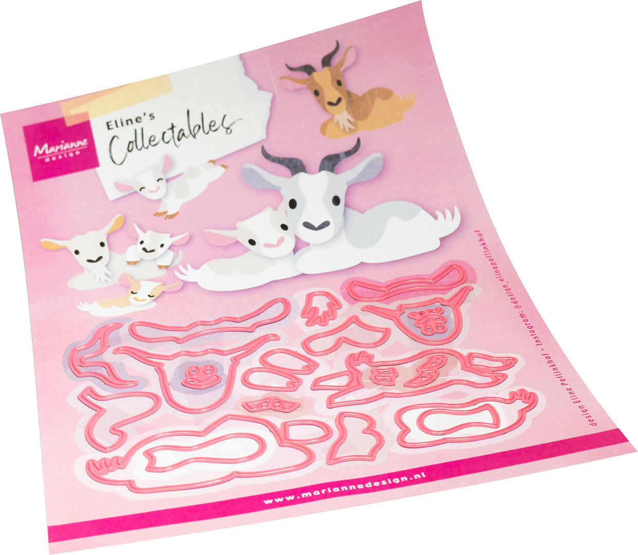 Marianne Design Collectables Die - Eline's Goat Family