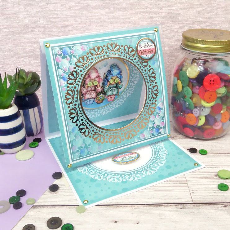 Delightful Golden Oldies Decoupage Card Kit