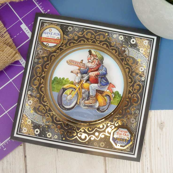 Delightful Golden Oldies Decoupage Card Kit