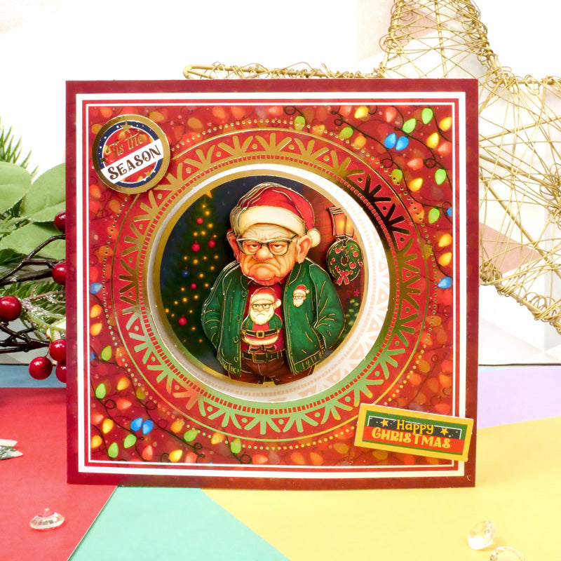 Delightful Golden Oldies Festive Fun Decoupage Card Kit