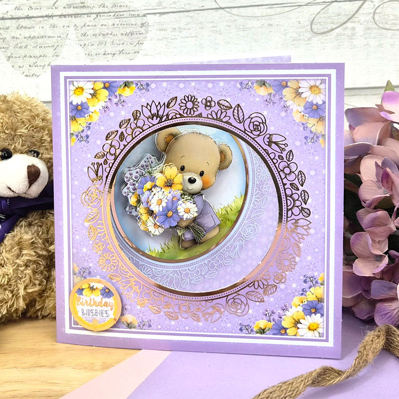 Delightful Bears Decoupage Card Kit