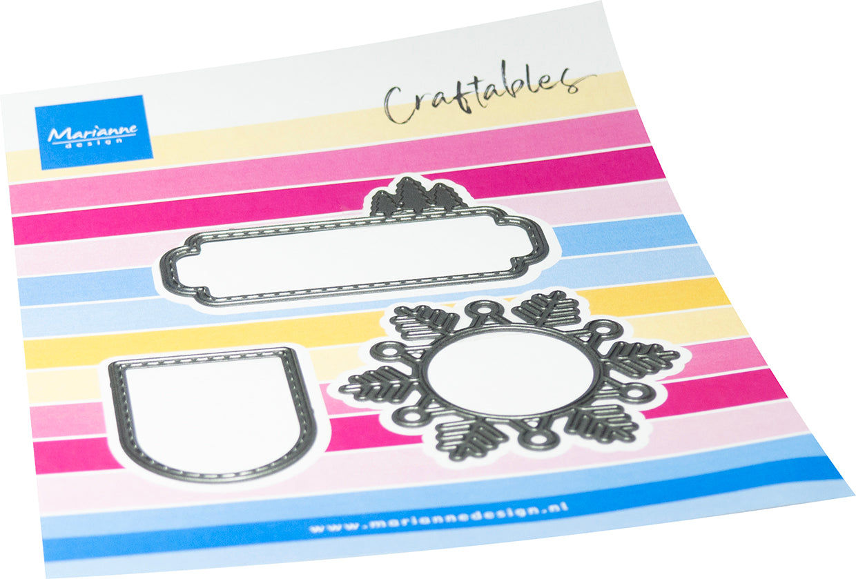 Marianne Design Winter labels - Die Cutting