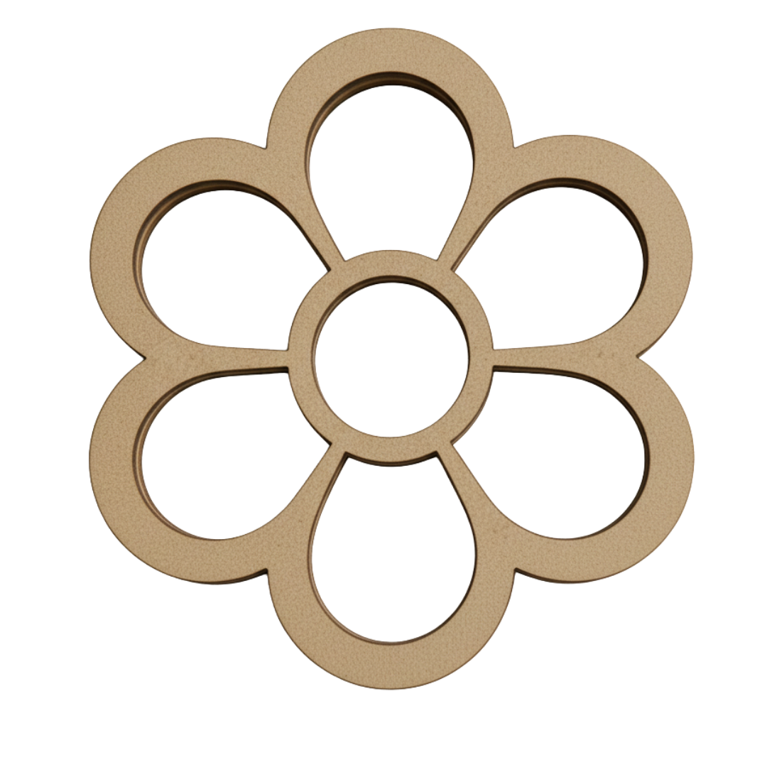 CrafTreat 3D Shaker Chipboard - Flower