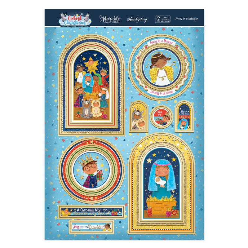 Away in a Manger Luxury Topper Set