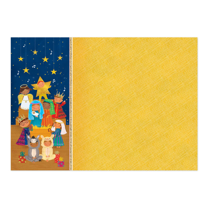 Away in a Manger Luxury Topper Set