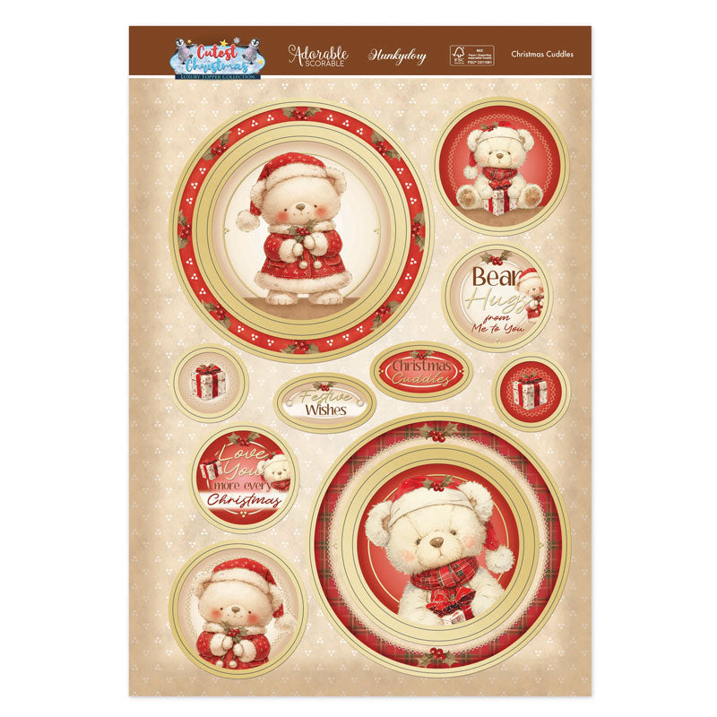 Christmas Cuddles Luxury Topper Set