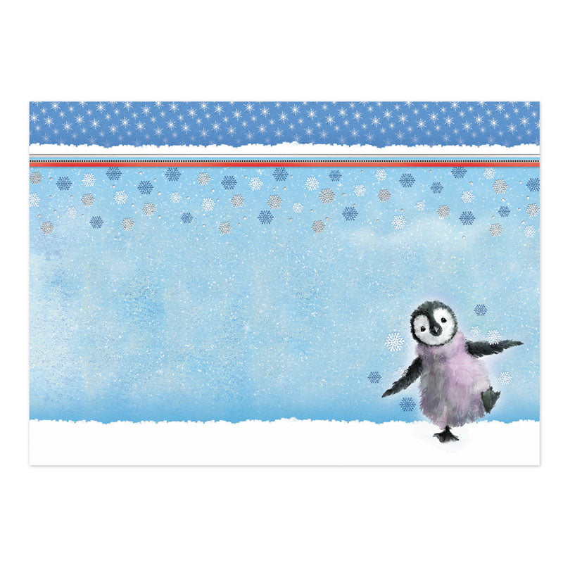 Penguin Party Luxury Topper Set