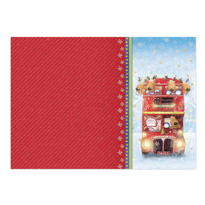 Santa's On His Way! Luxury Topper Set