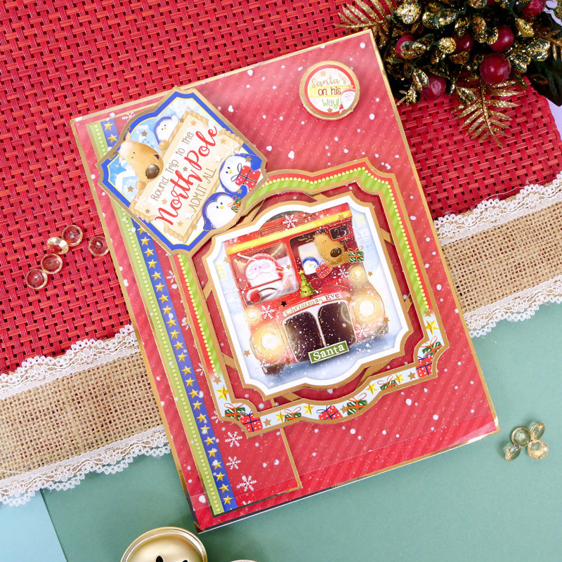 Santa's On His Way! Luxury Topper Set