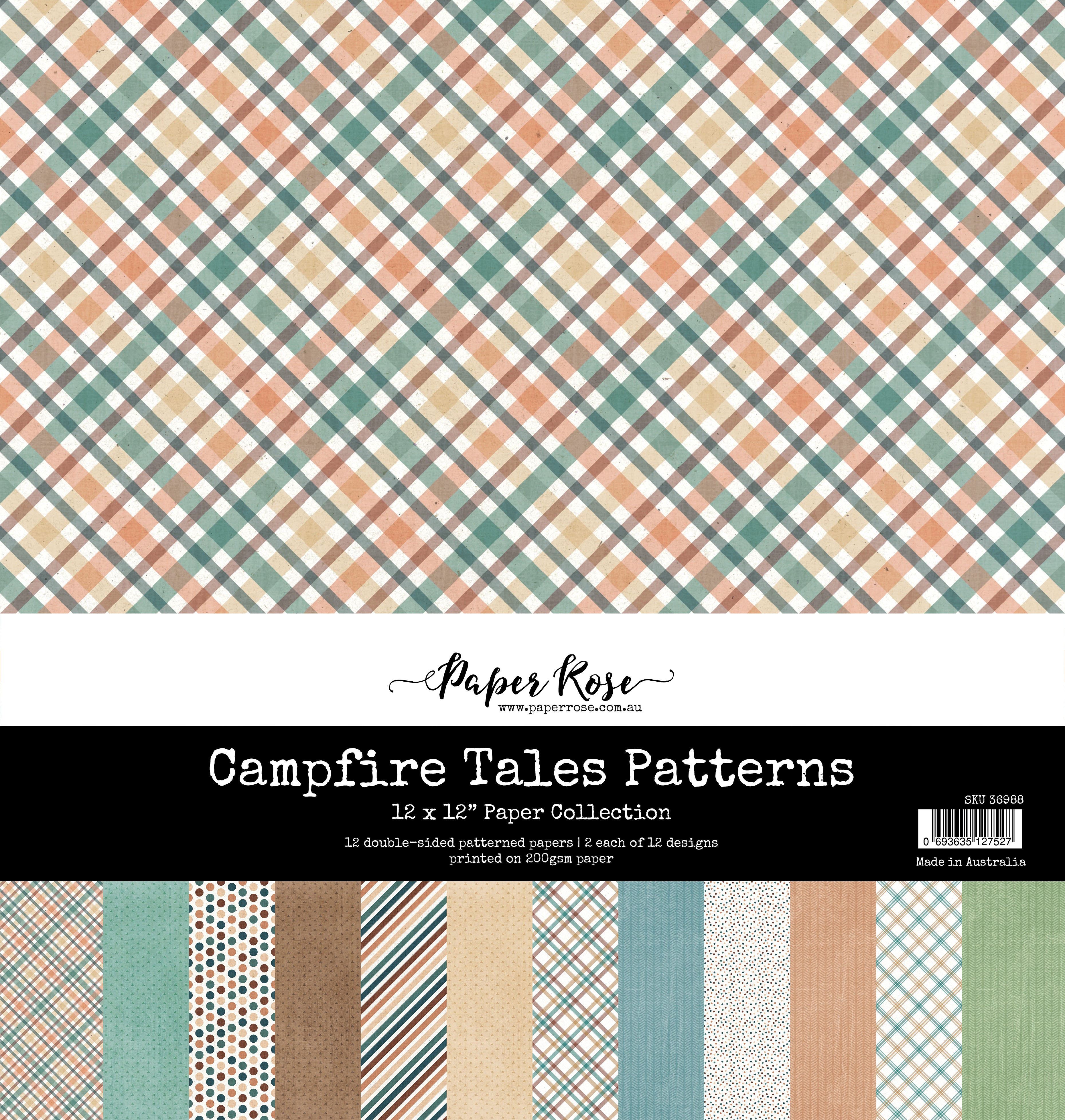Campfire Tales Patterns 12x12 Paper Collection 36988