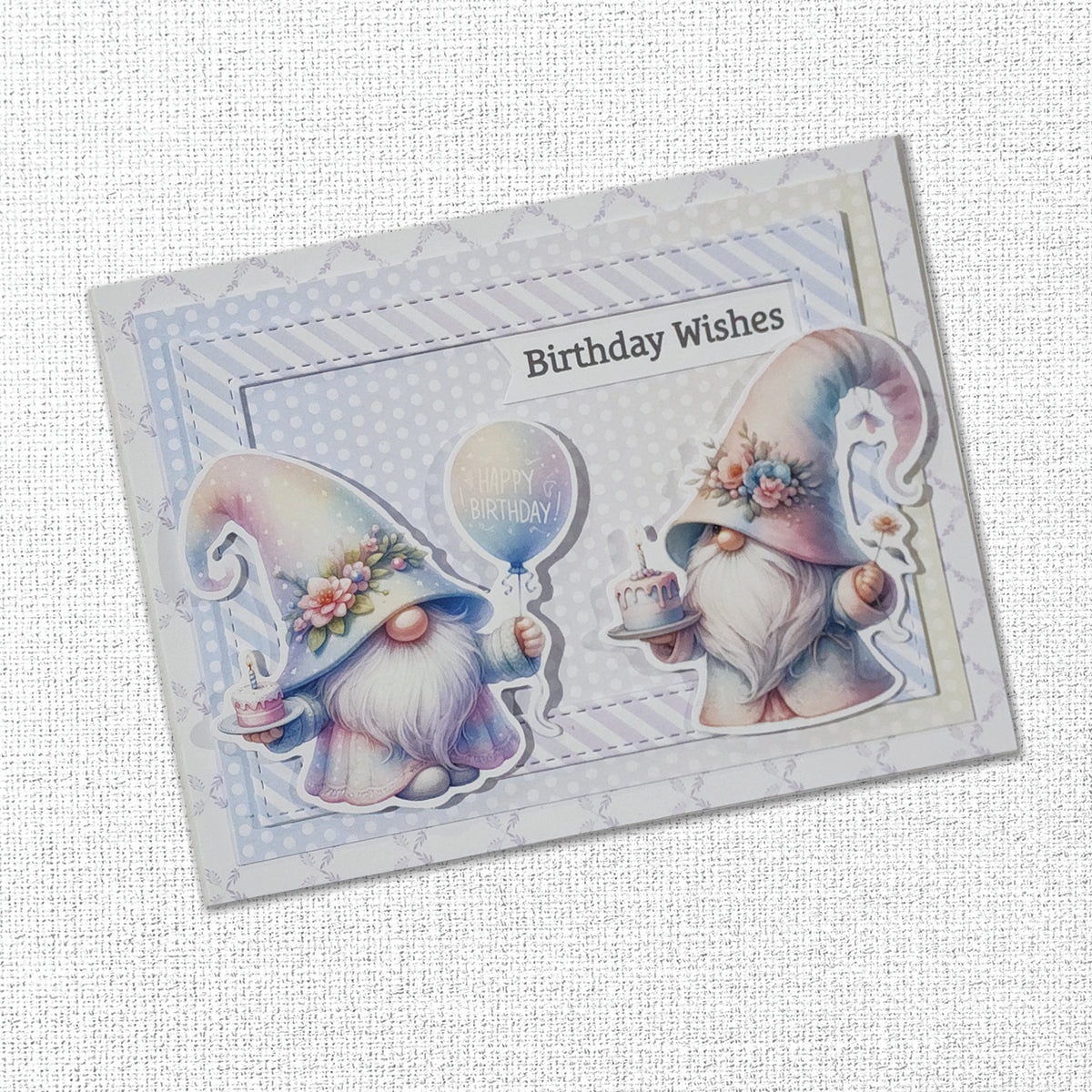 Butterfly Gnomes Embossed Die Cuts 34851