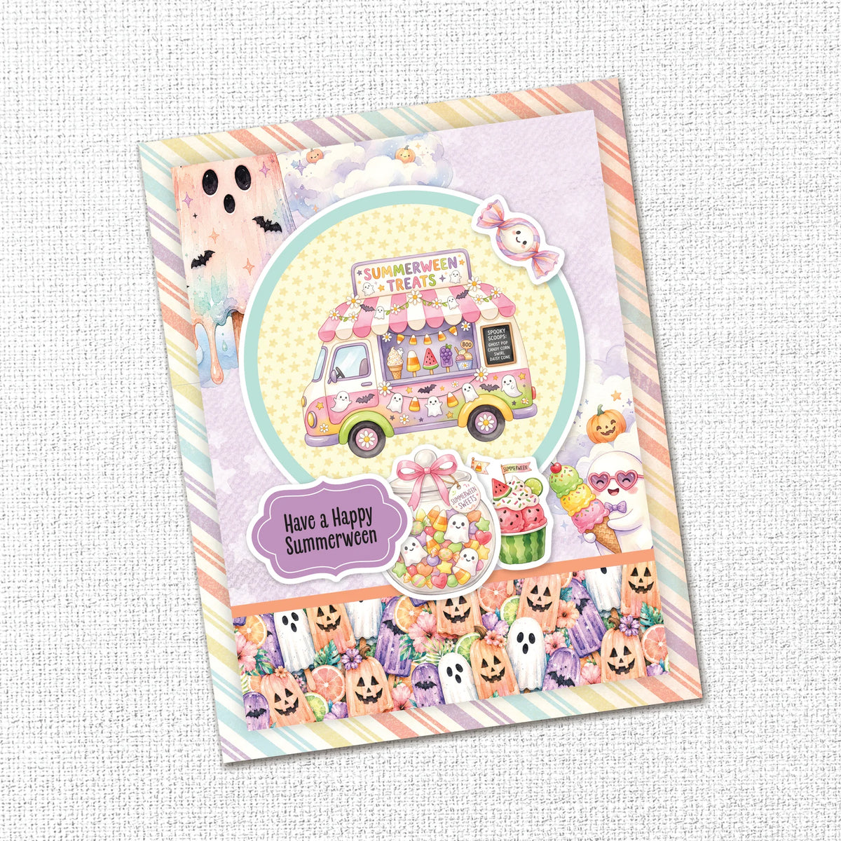 Spooky Summer 6x8" Quick Cards Kit 37288