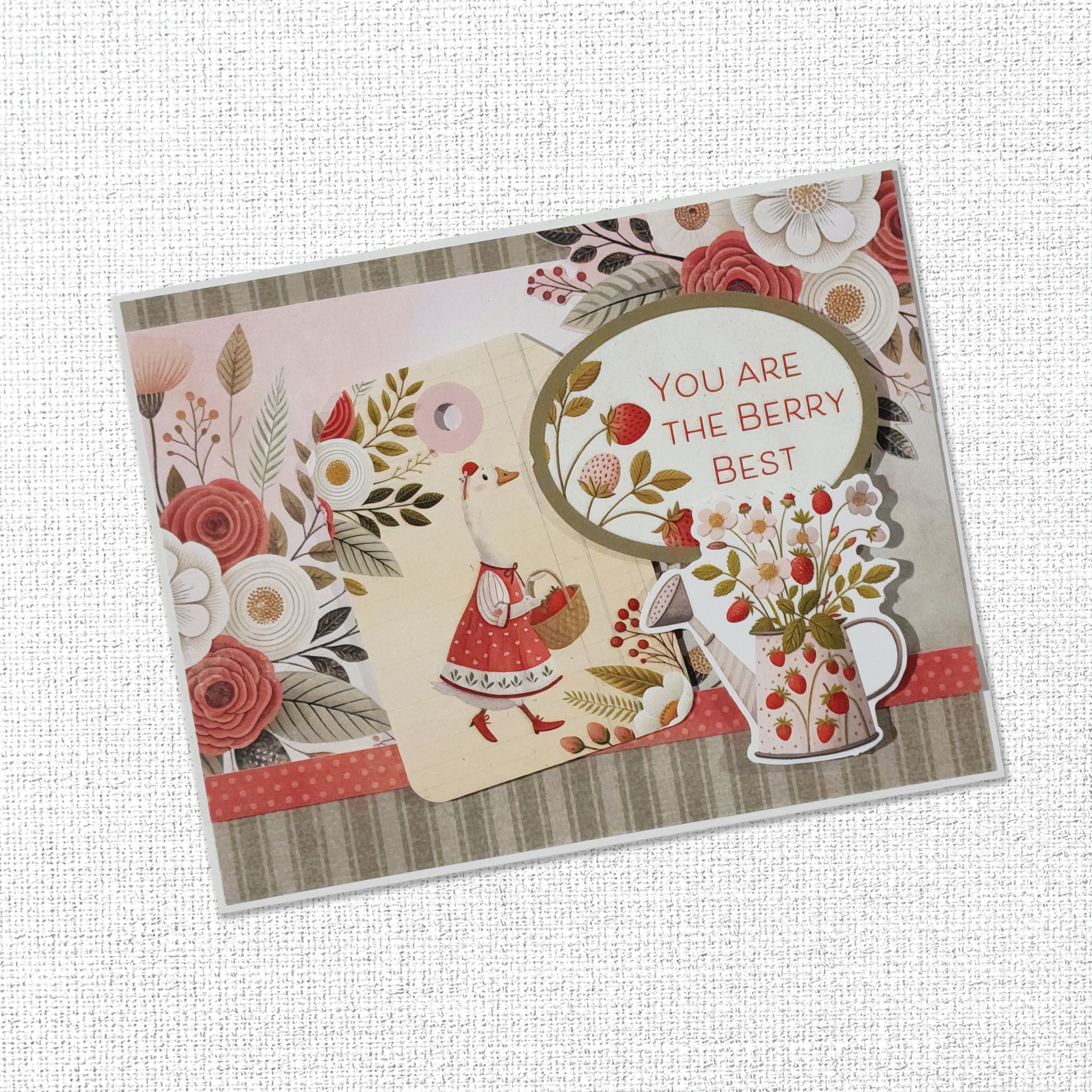 Strawberry Friends Basics 12x12 Paper Collection 34884