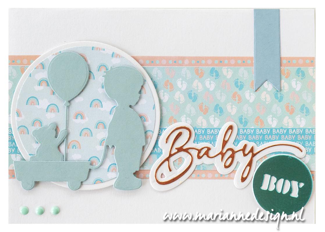 Marianne Design Creatables Die - Baby Boy & Girl Text