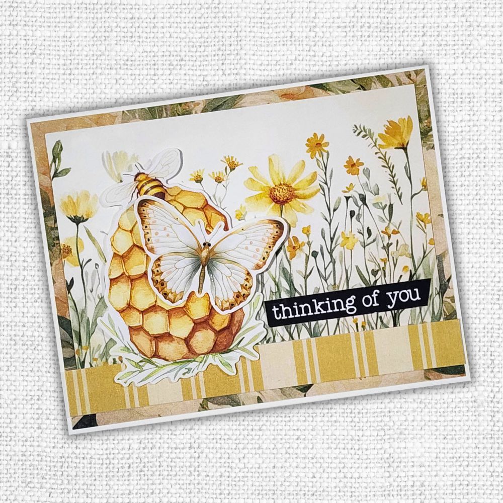 Bees & Butterflies Papercuts Cardmaking Kit January 2025 33951