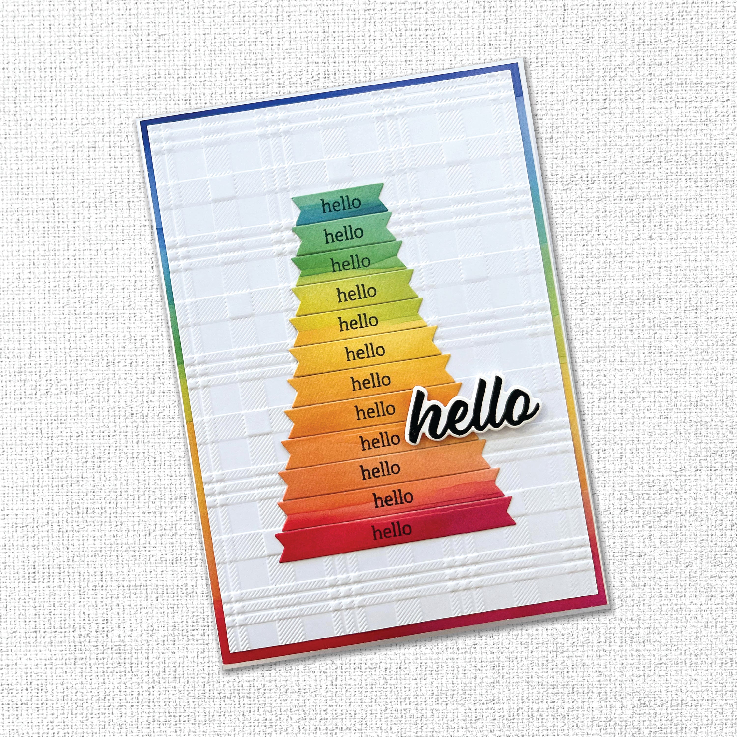 Sentiment Banner Strips Metal Die 34392