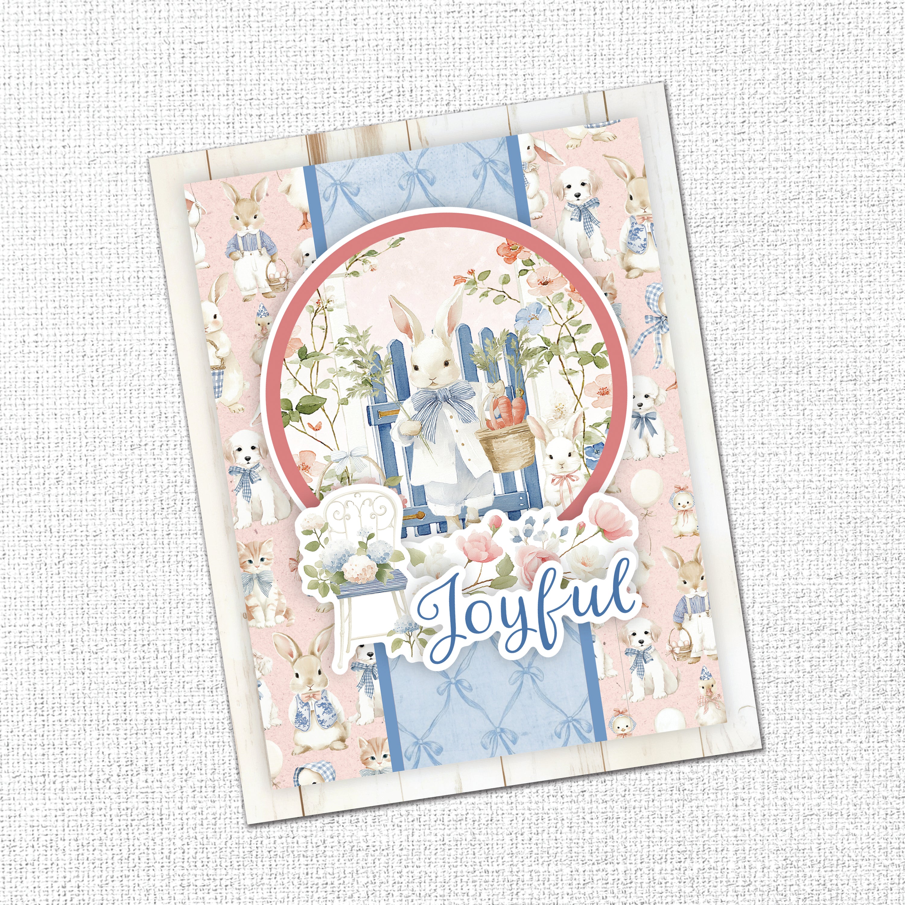 Primrose Garden Easter 6x8" Tags & Tickets Embossed Die Cuts 36094