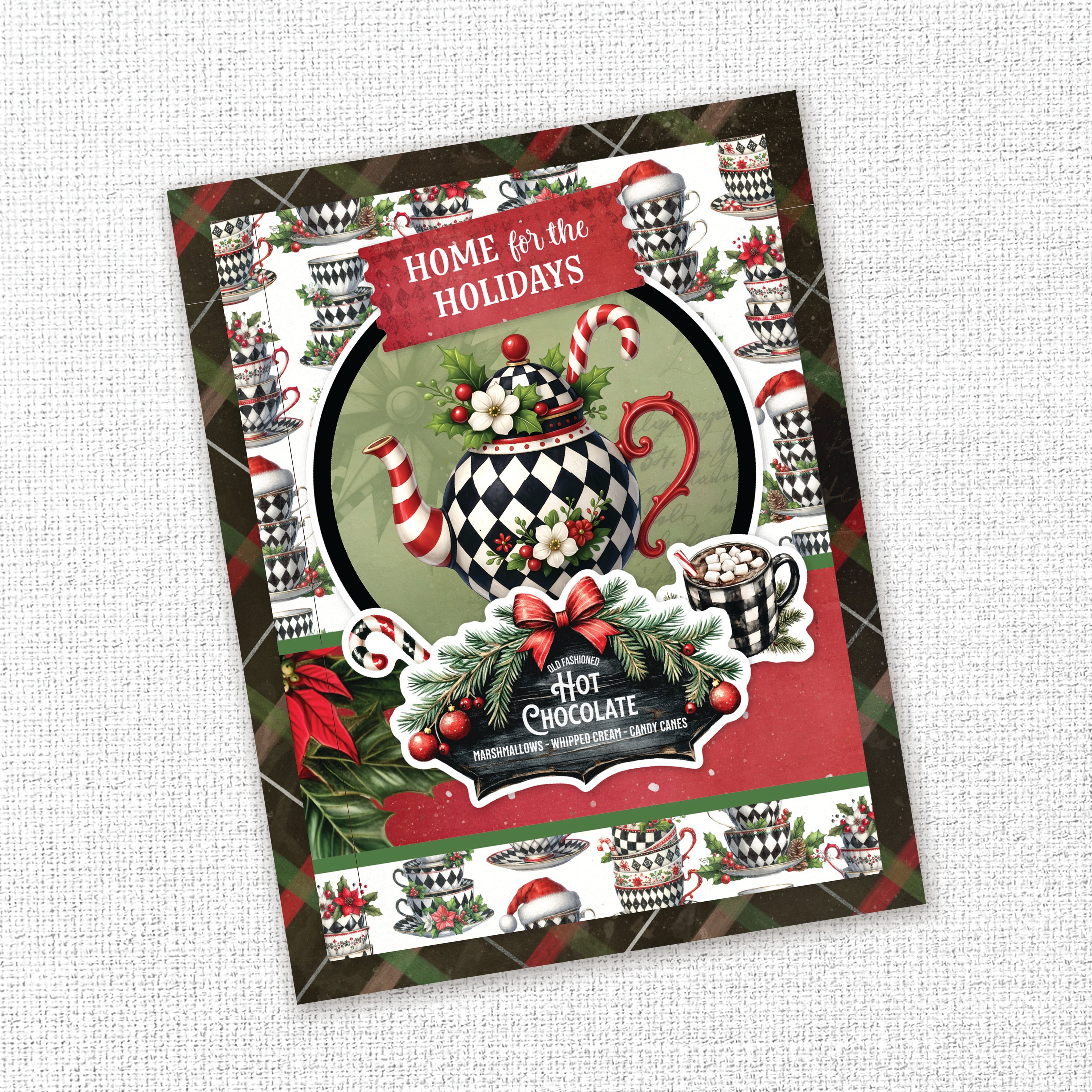 Christmas Wishes Basics C 12x12 Paper (12 pc Bulk Pack) 37126