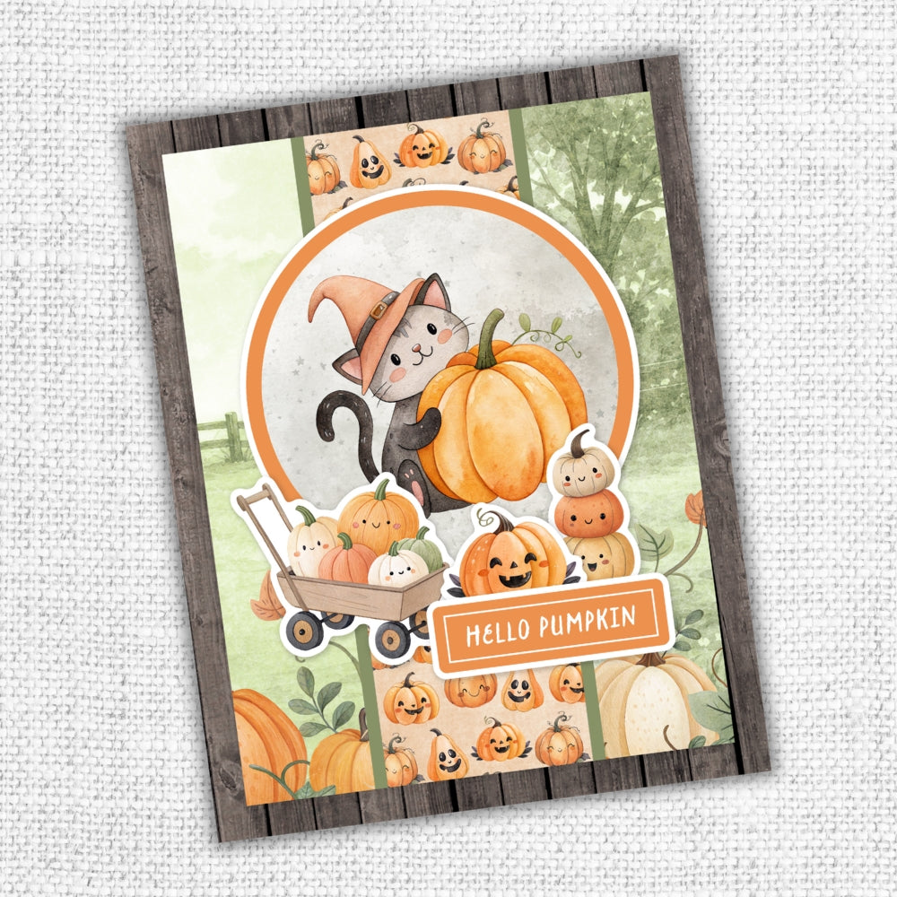 Halloween Harvest 6x8" Tags & Tickets Embossed Die Cuts 37213