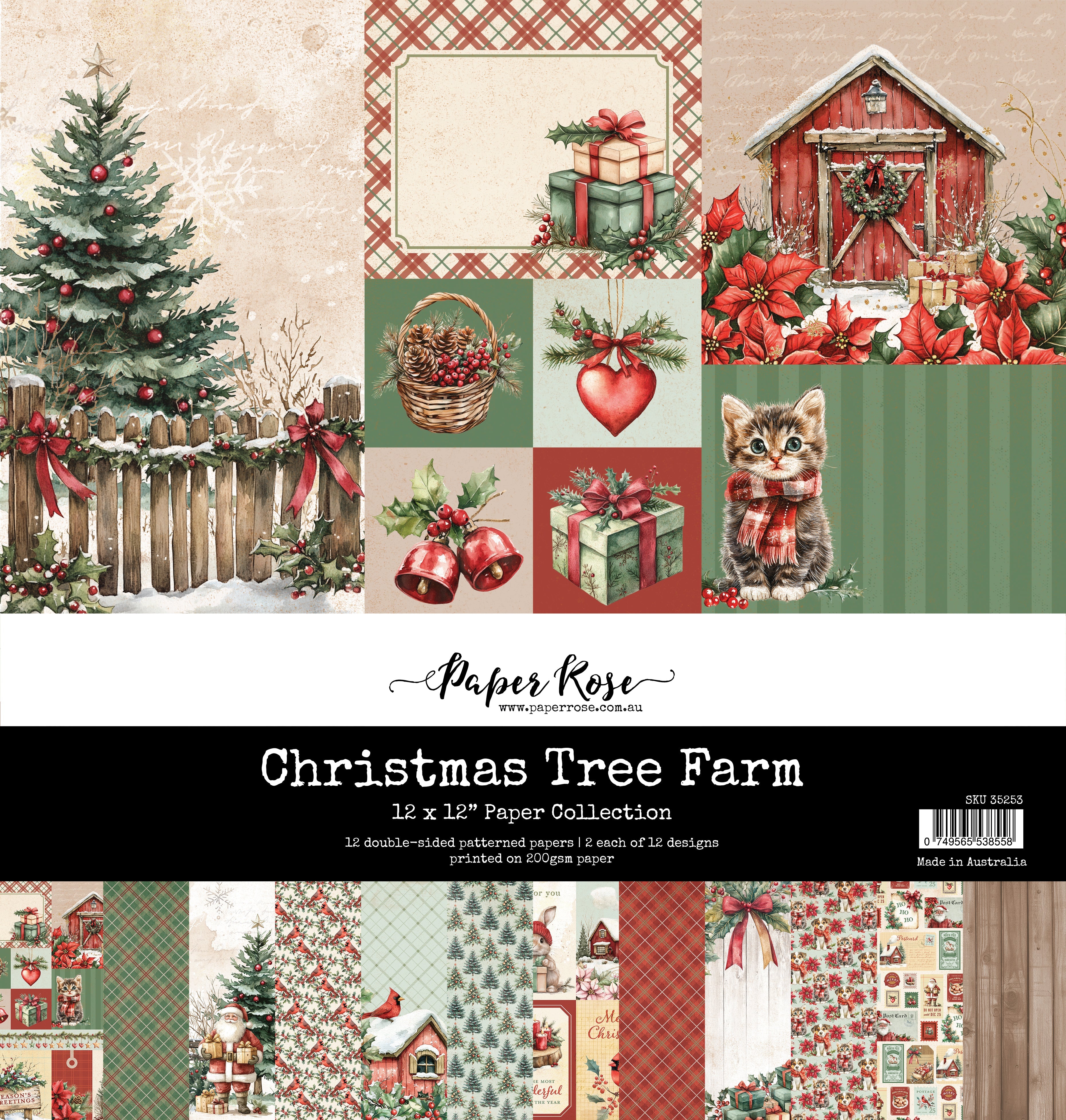 Christmas Tree Farm 12x 12 Paper Collection 35253