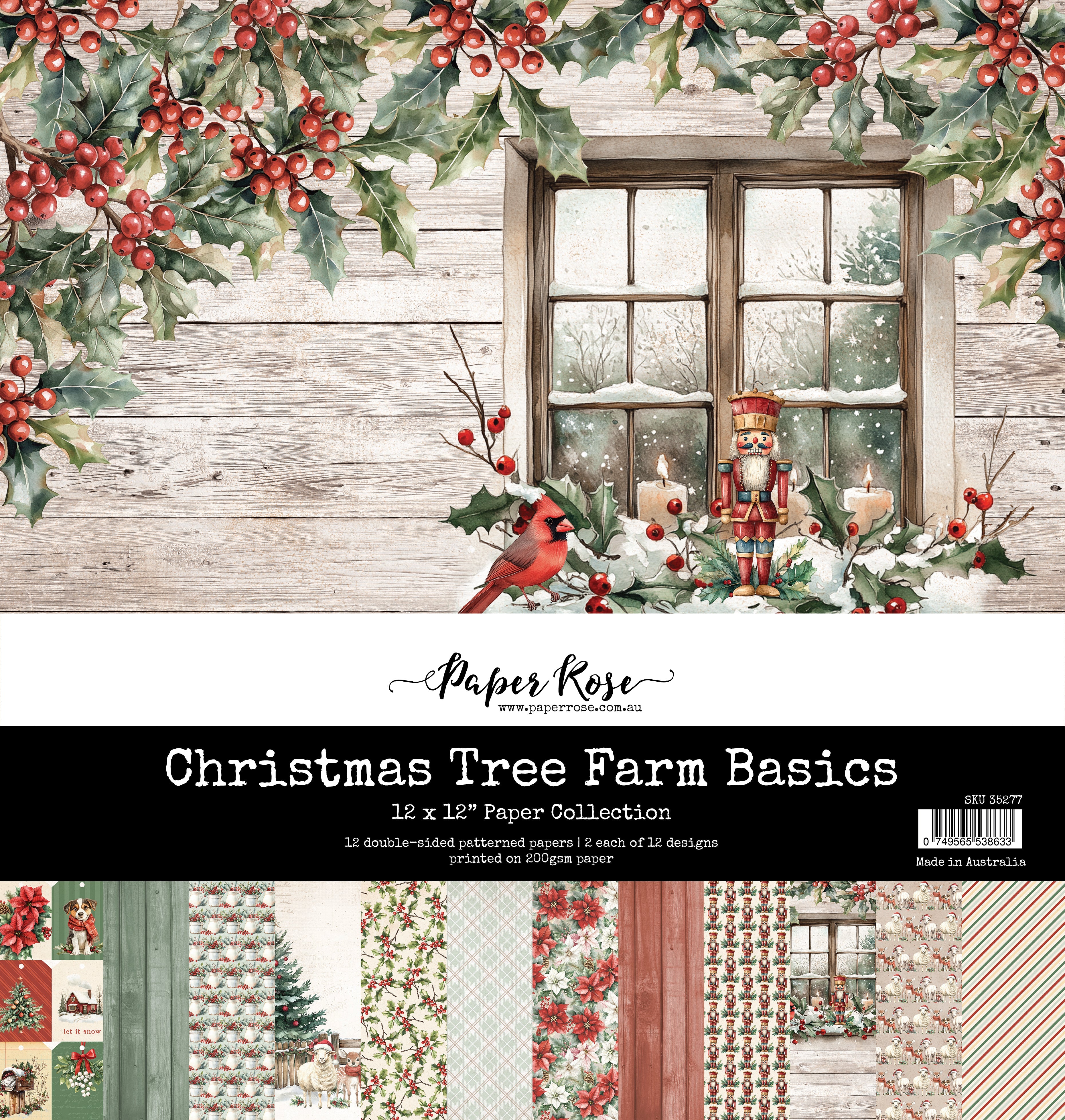Christmas Tree Farm Basics 12x12 Paper Collection 35277