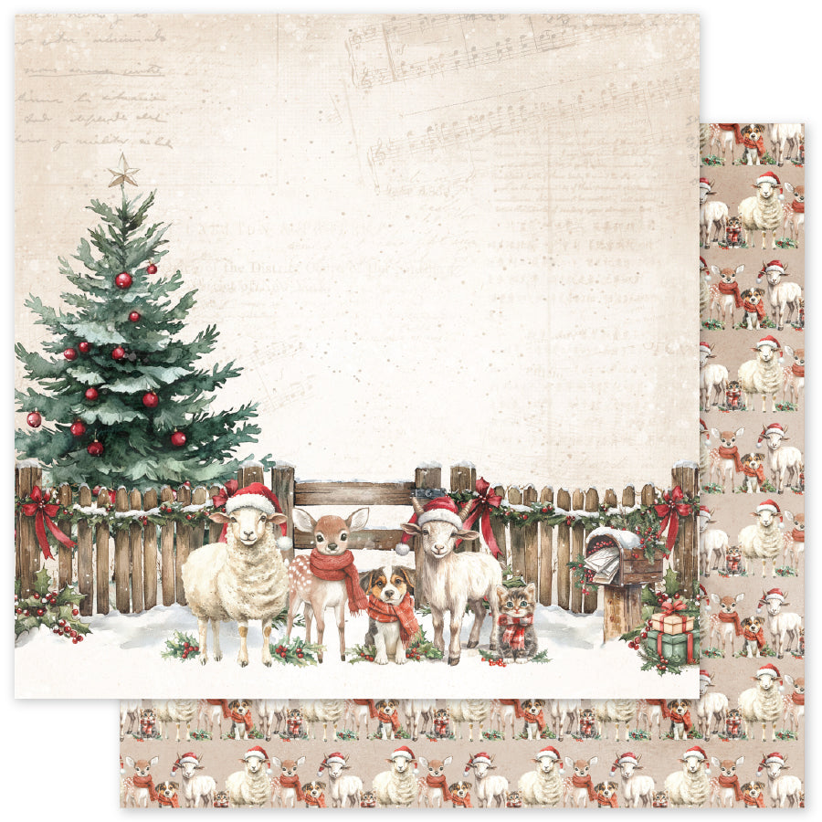 Christmas Tree Farm Basics C 12x12 Paper (12pc Bulk Pack) 35286