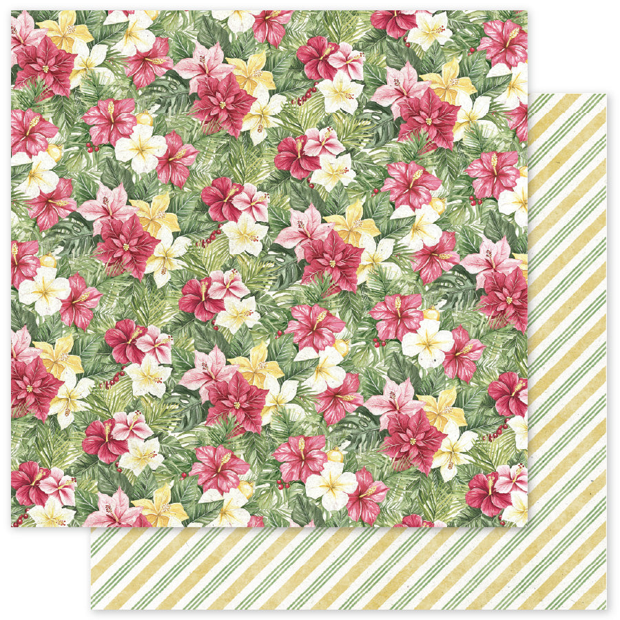Christmas in Paradise Basics C 12x12 Paper (12 pc Bulk Pack) 36958