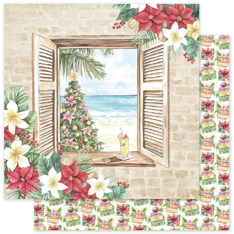 Christmas in Paradise F 12x12 Paper (12 pc Bulk Pack) 36934
