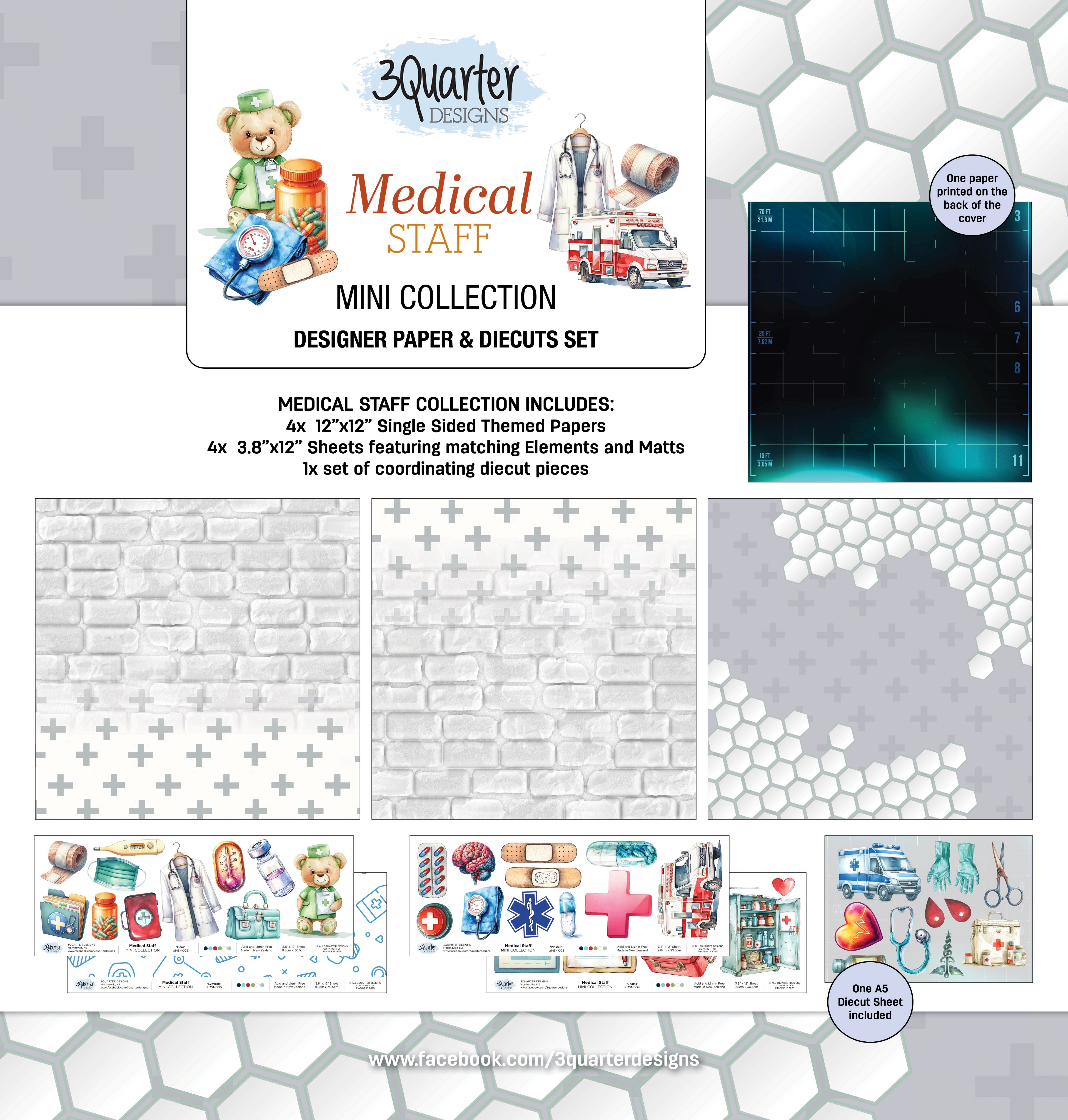 3 Quarter Designs Medical Staff Mini 12x12 Collection