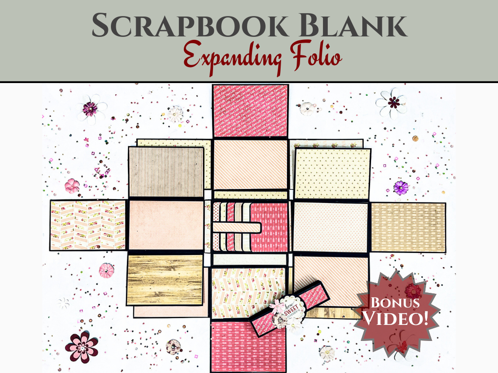 CrafTreat Scrapbook Blanks - Expanding Folio - Kraft Color