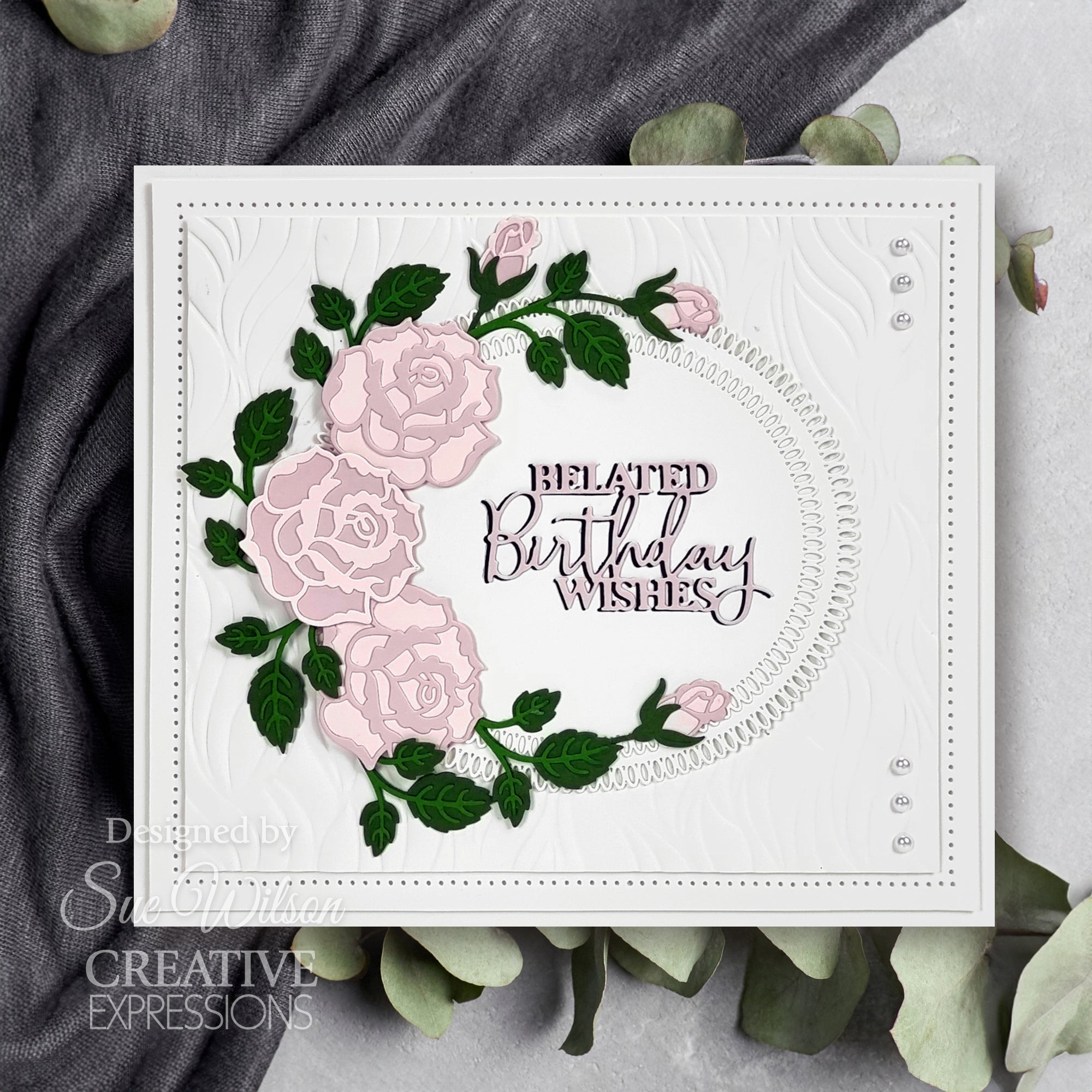 Creative Expressions Sue Wilson Layered Flowers Collection Garden Rose Craft Die