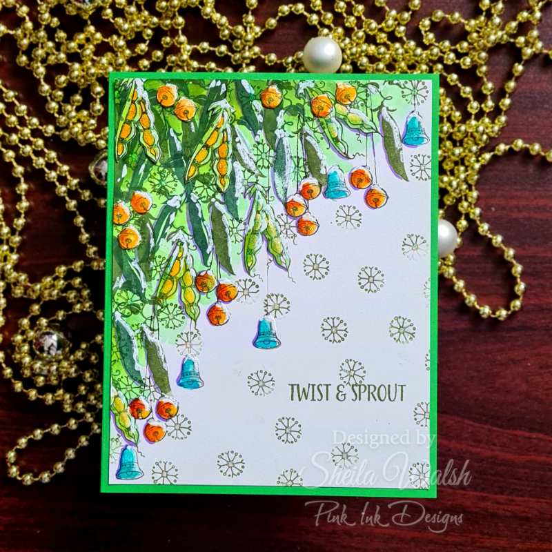 Pink Ink Designs Twist & Sprout 6 in x 8 in Clear Stamp Set