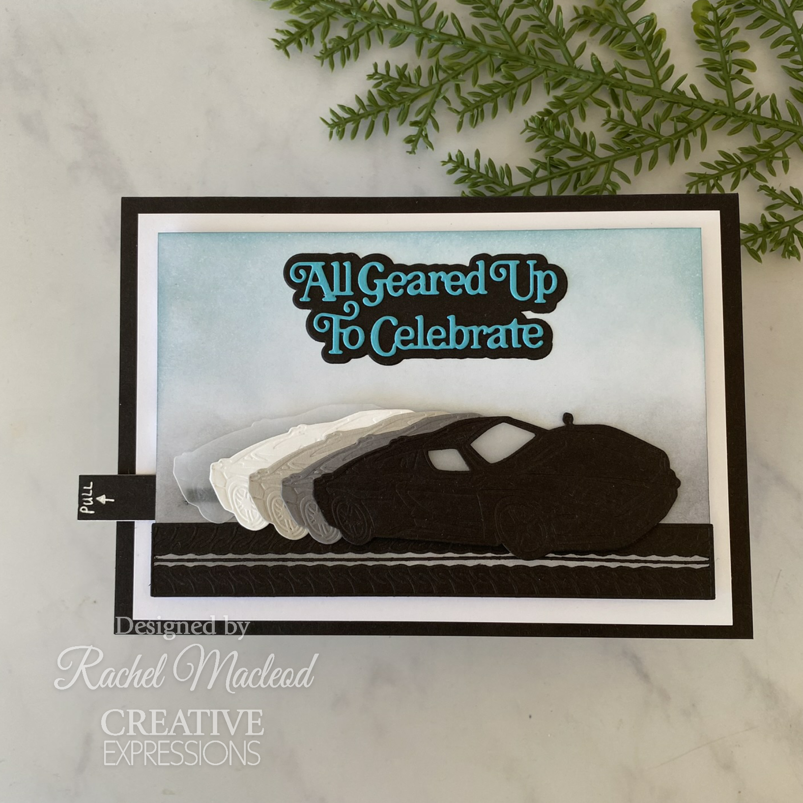 Creative Expressions Sue Wilson Mini Shadowed Sentiments All Geared Up To Celebrate Craft Die