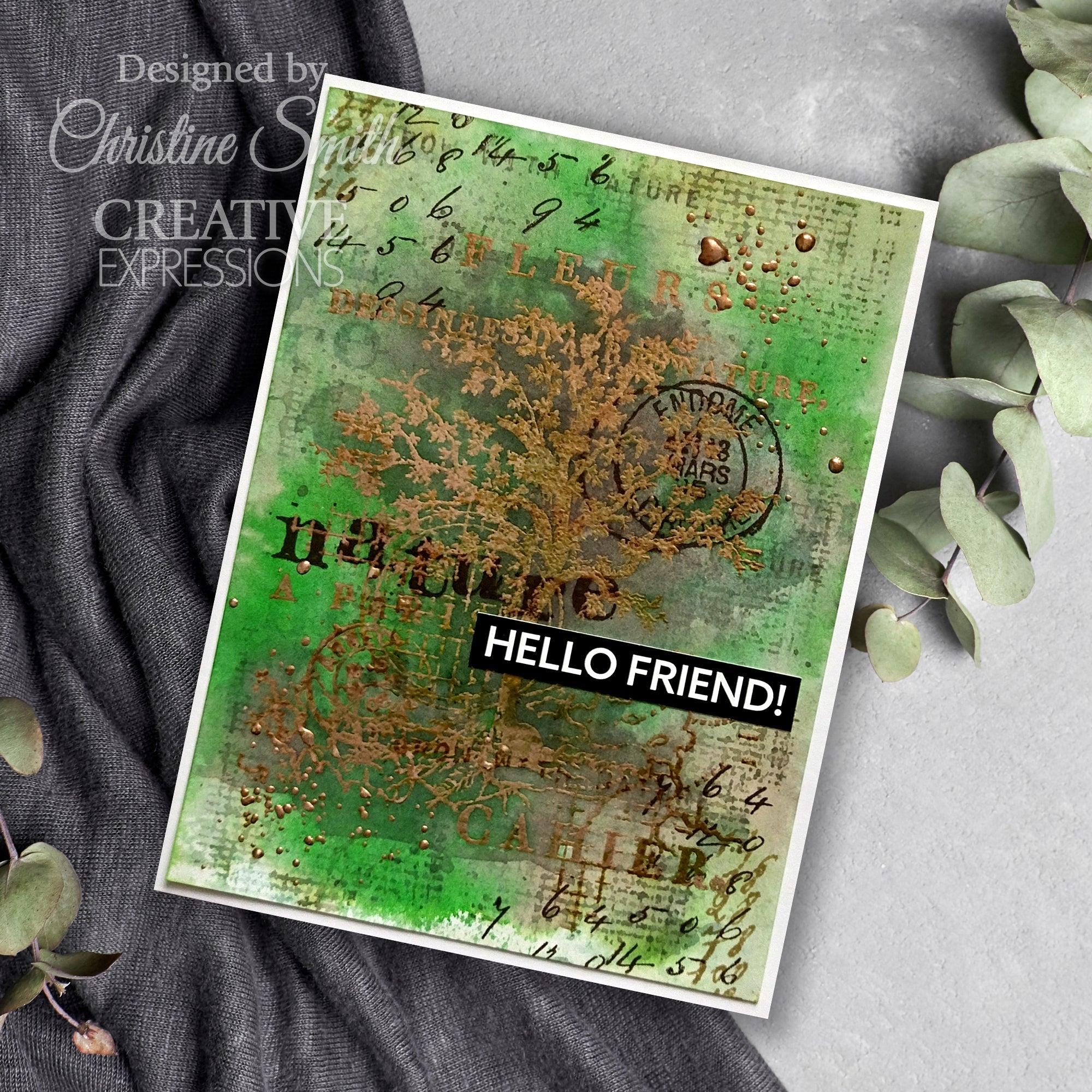 Creative Expressions Sam Poole Nature 4 in x 6 in Clear Stamp Set