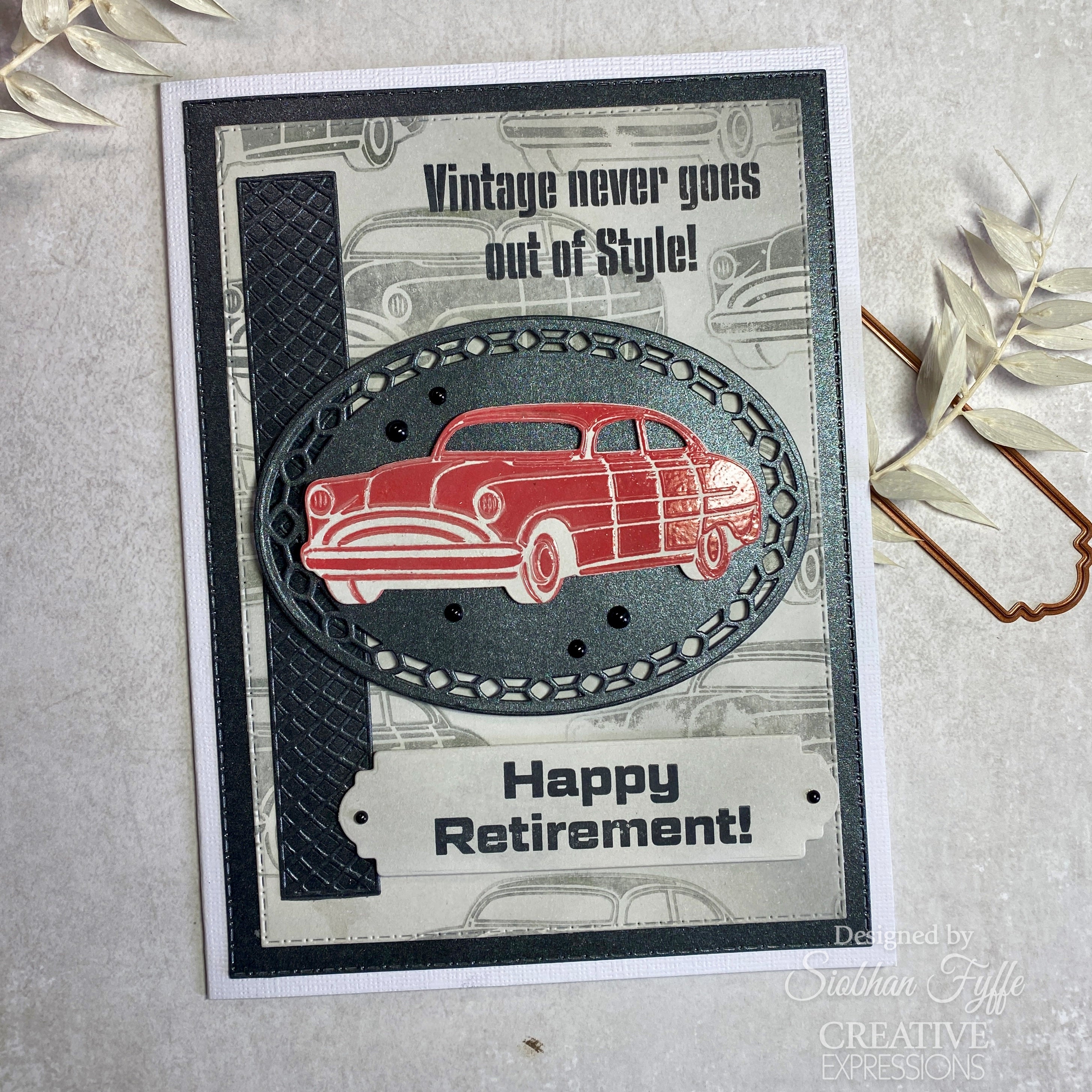 Creative Expressions Sue Wilson Dream Car Collection Vintage Cars Craft Die