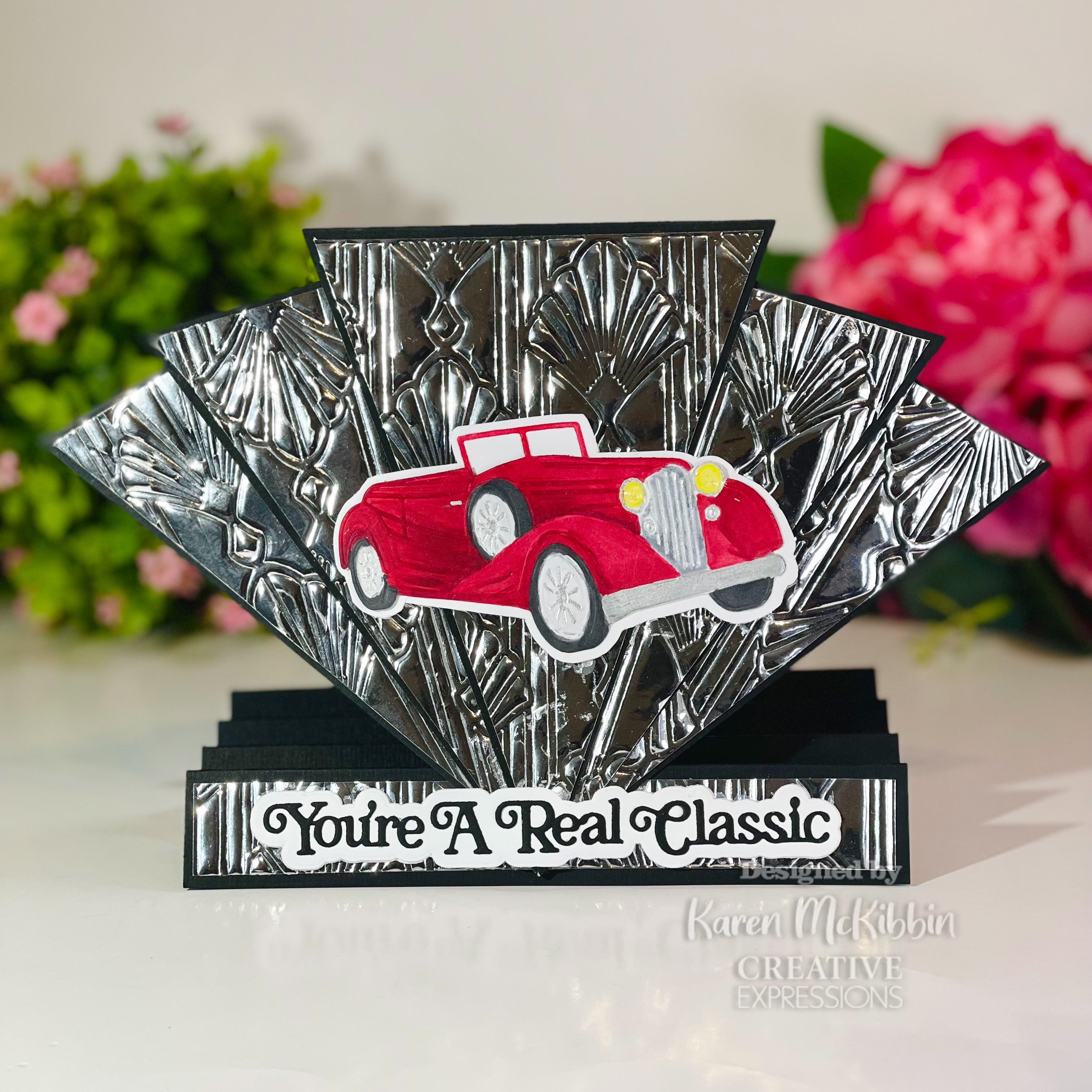 Creative Expressions Sue Wilson Mini Shadowed Sentiments You're A Real Classic Craft Die