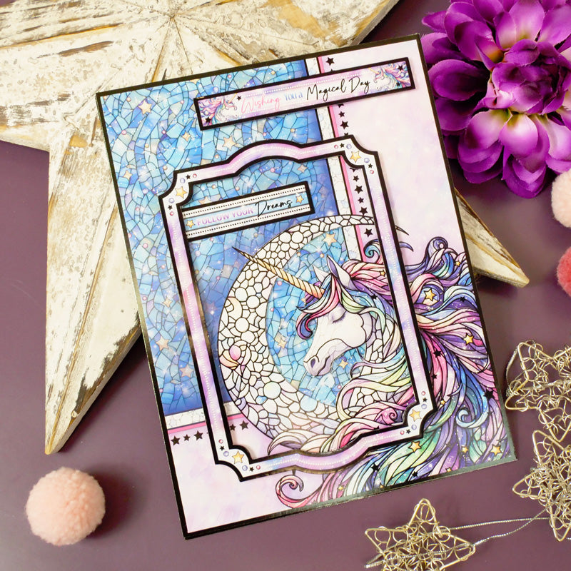 Deluxe Craft Pads - Stained Glass Mystical Worlds