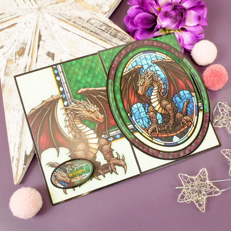 Deluxe Craft Pads - Stained Glass Mystical Worlds