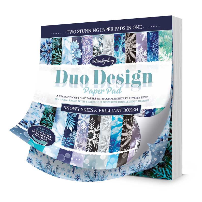 Duo Design Paper Pads - Snowy Skies & Brilliant Bokeh
