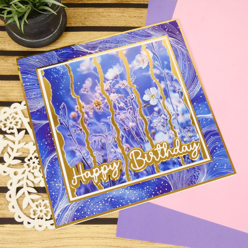 Duo Design Paper Pads - Frosted Flowers & Winter Breeze