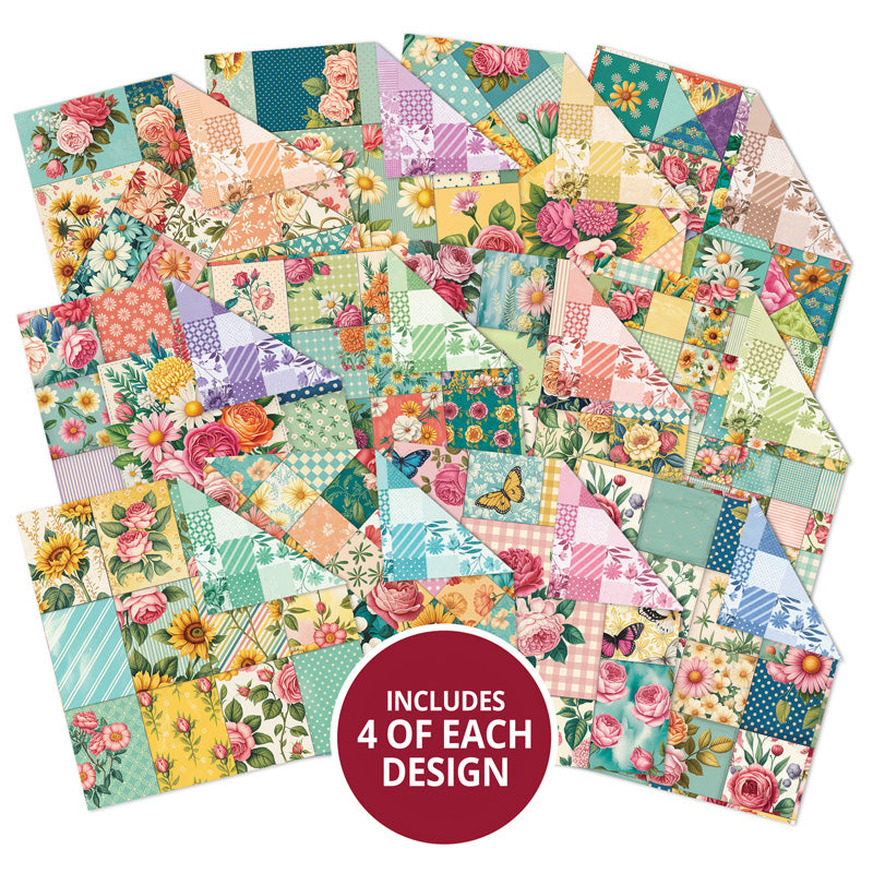 Duo Design Paper Pads - Pretty Patchworks & Country Tiles