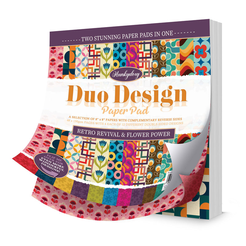 Duo Design Paper Pads - Retro Revival & Flower Power