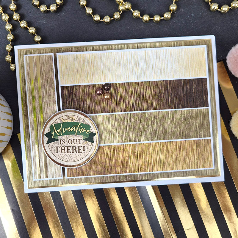 Duo Design Paper Pads - Gilded Elegance & Brushed Gold