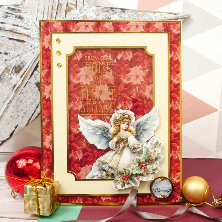 Christmas Blessings Decoupage Topper Sheet
