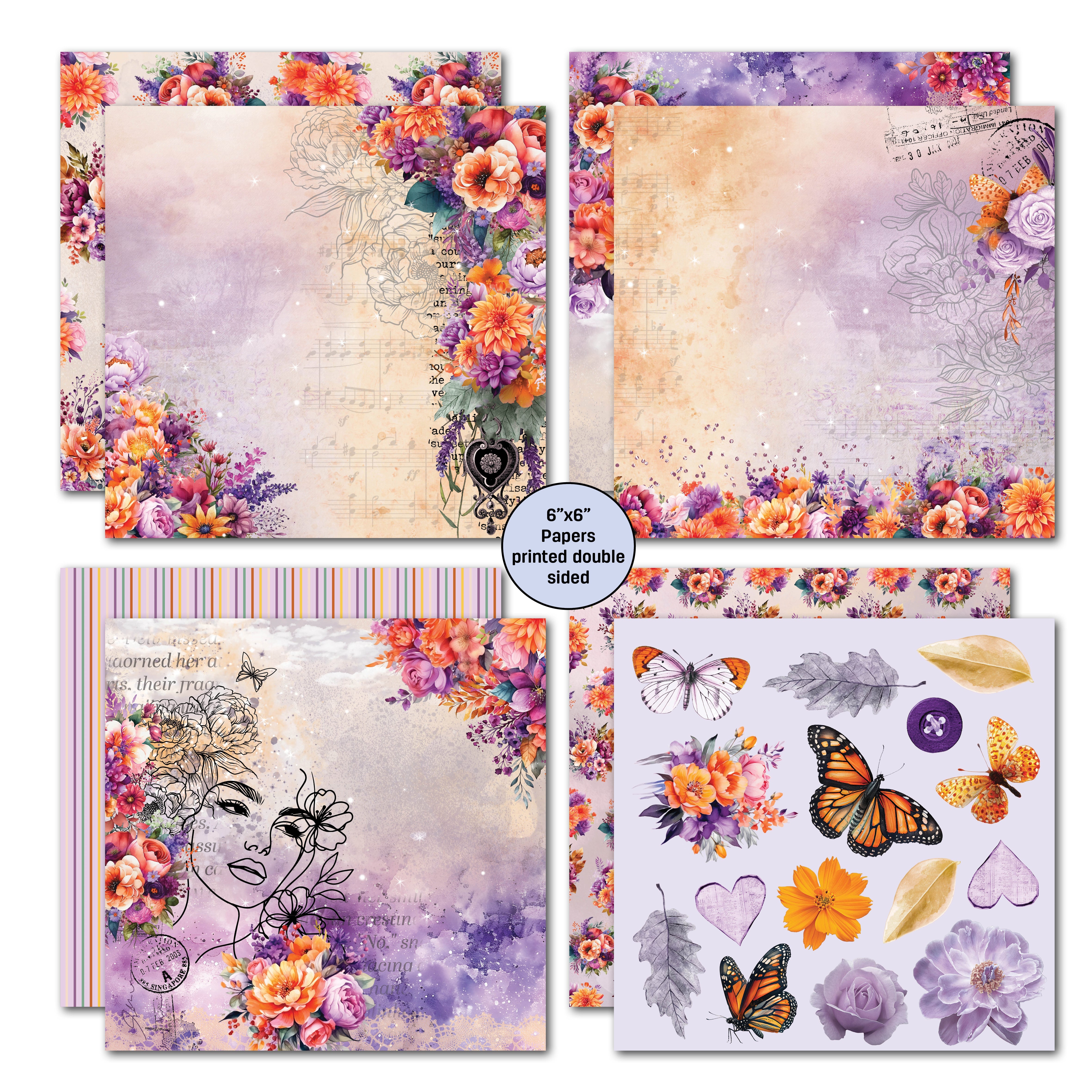 3Quarter Designs Dawns Glow 6x6 Paper Pack