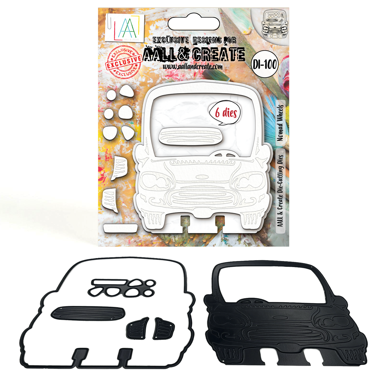 AALL and Create - Die-Cutting Die Set - Nomad Wheels