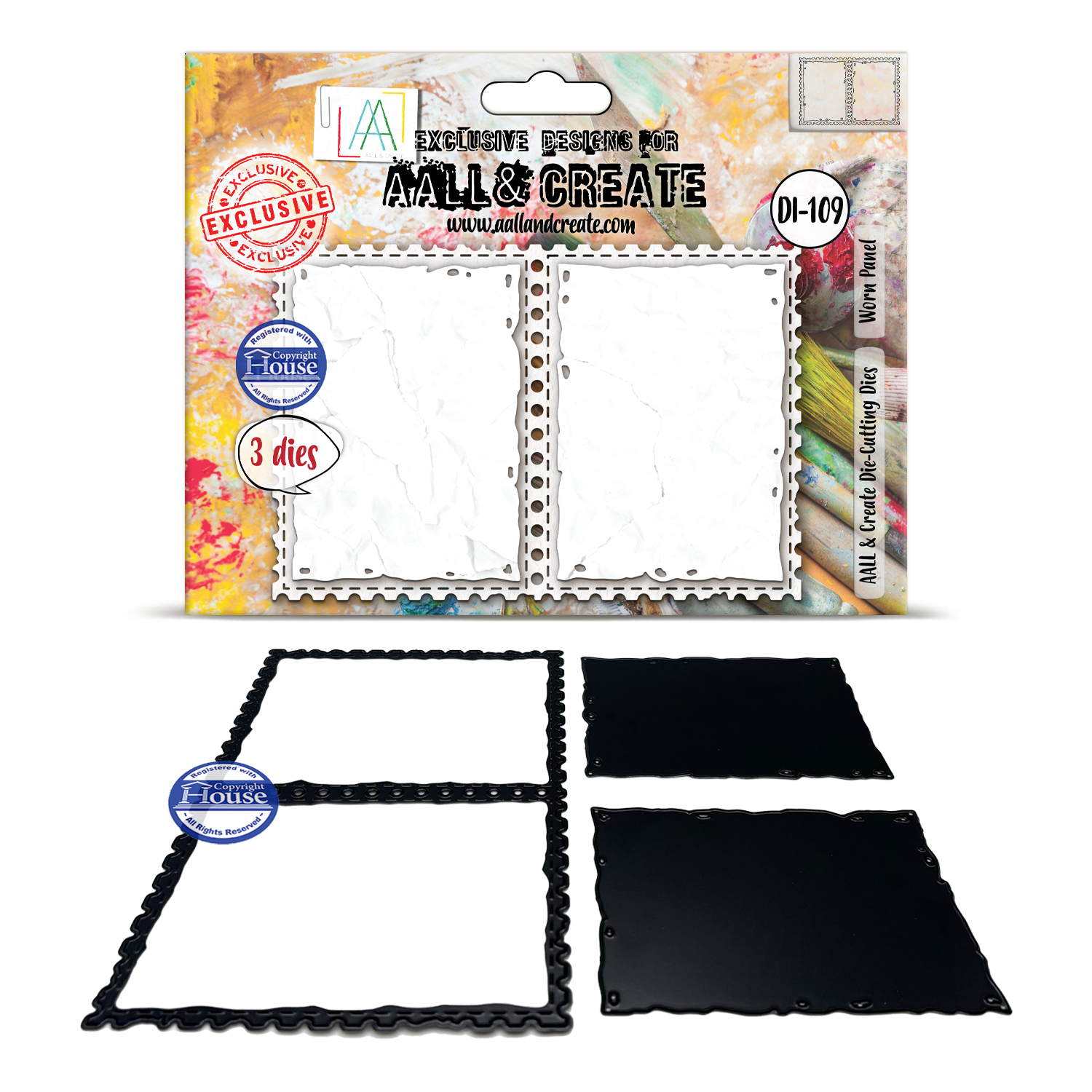 AALL and Create - Die-Cutting Die Set - Worn Panel