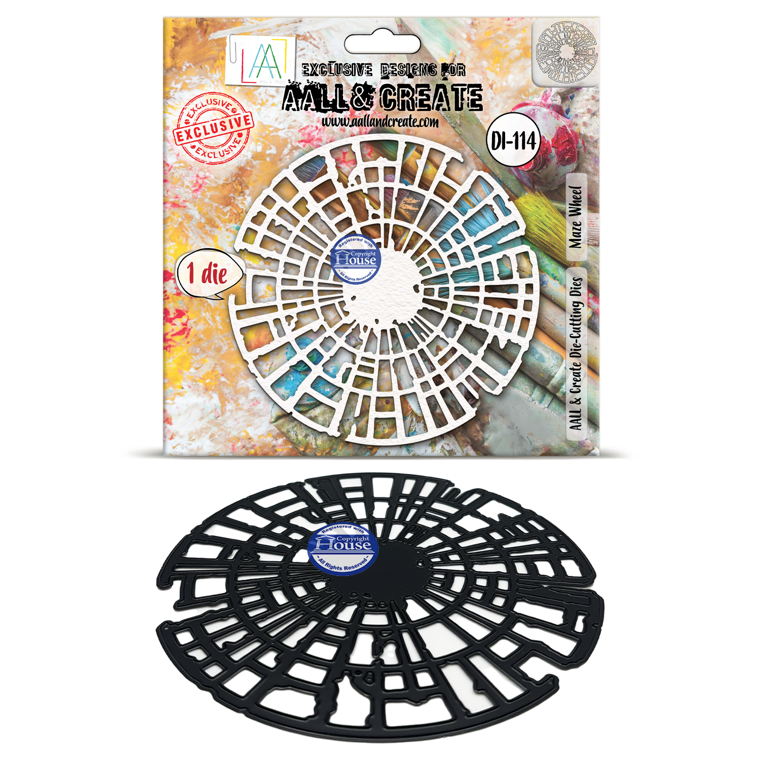 AALL and Create - Die-Cutting Die Set - Maze Wheel